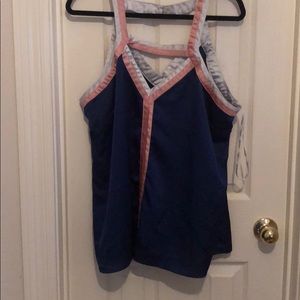 Navy blue Art Deco top